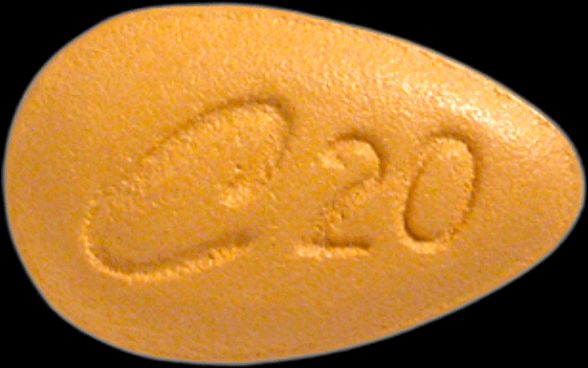 orange c20 Cialis pill