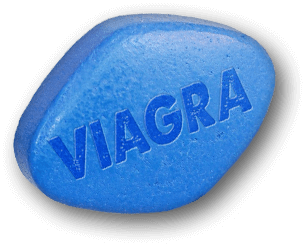 blue Viagra pill