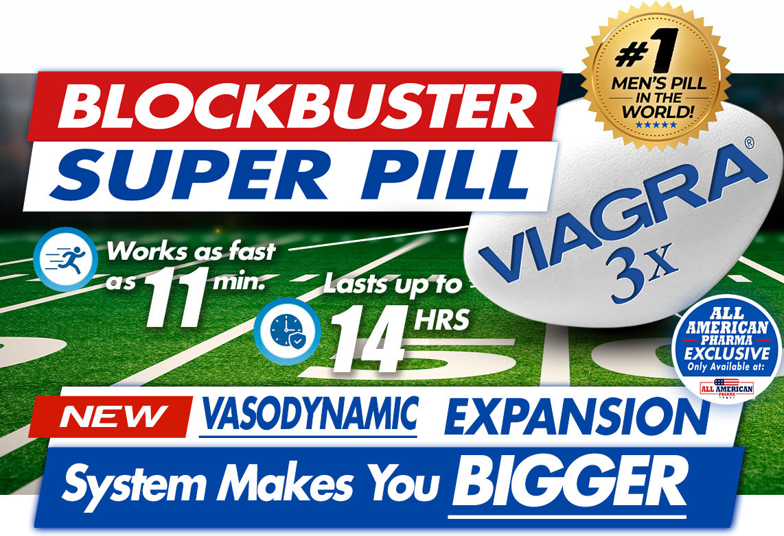 banner - blockbuster super pill
